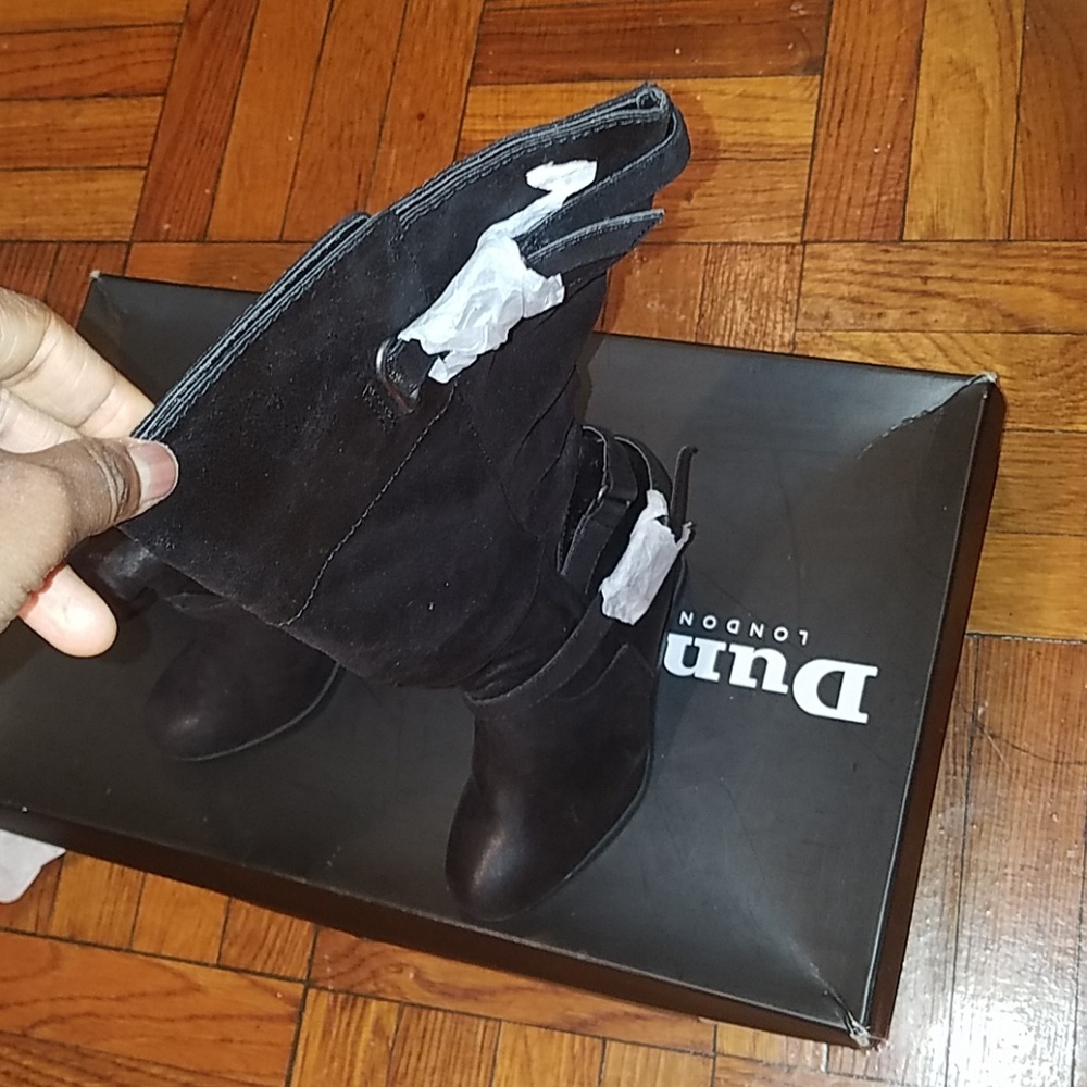 Head over hills dune London leather boots